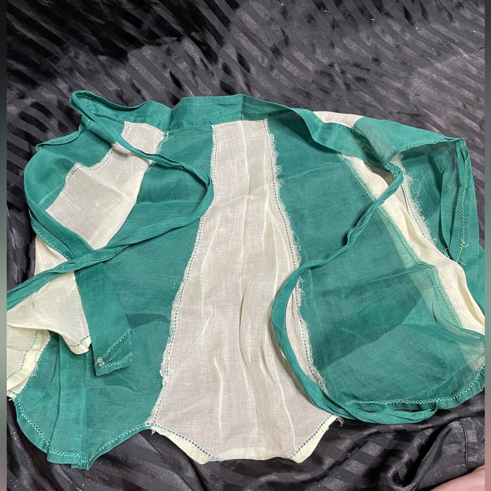 Vintage green apron